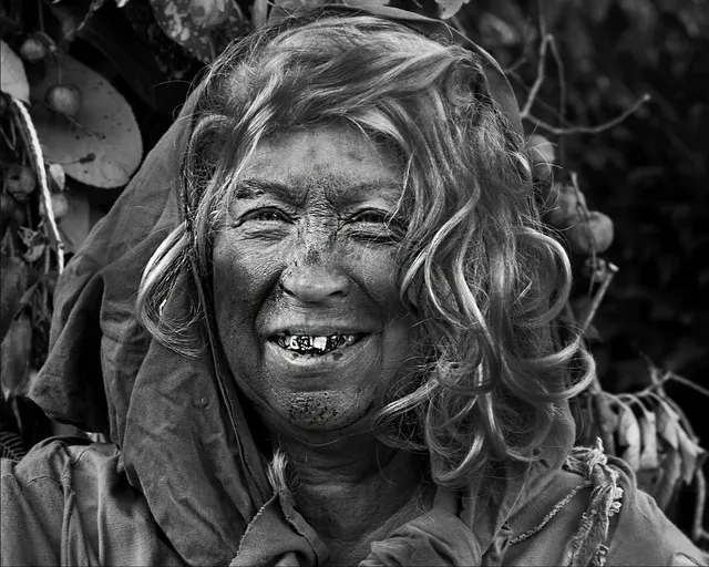 elder woman and caregivers